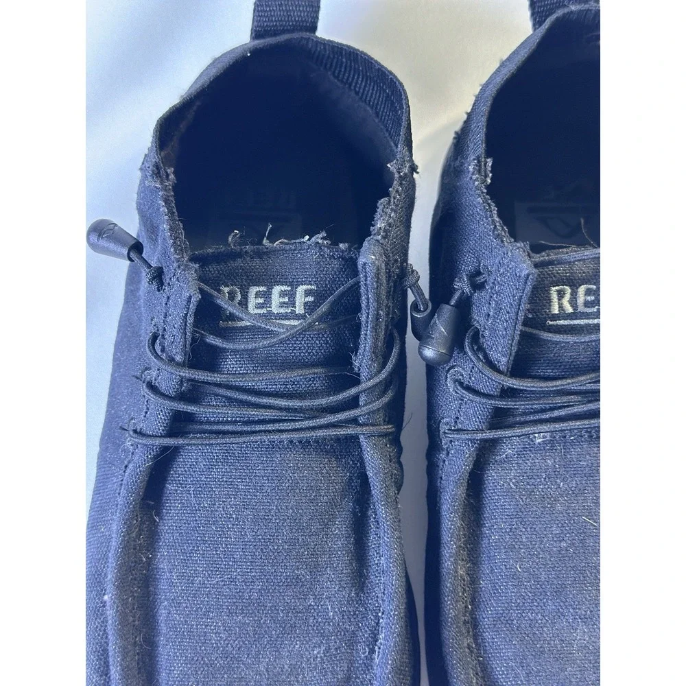 Reef Men Slip‎ On Lightweight Loafers Cushion Coast Mid Size US 8 Black EUC